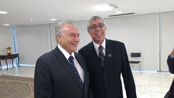 Gilberto Marques e Michel Temer