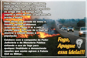 Campanha do Fogo - Panfleto