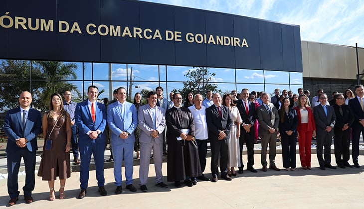 TJGO inaugura a revitalização e a modernização do fórum de Goiandira; obra é a 57ª entregue na gestão do presidente Leandro Crispim