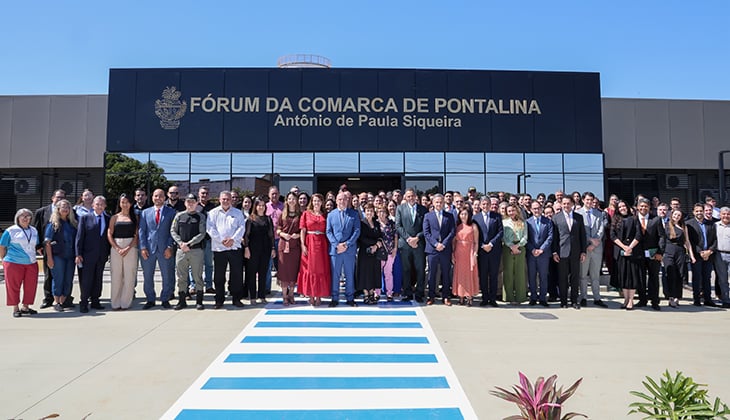 TJGO entrega fórum revitalizado de Pontalina e alcança a marca de 60 obras concluídas pela gestão do presidente Leandro Crispim