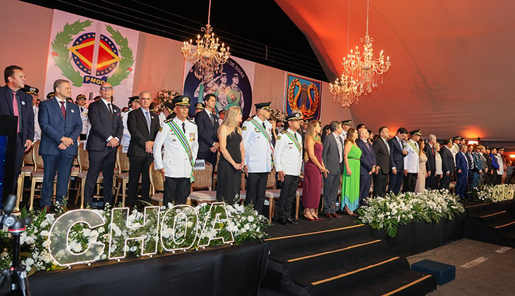 TJGO participa de solenidade dos 168 anos da Polícia Militar de Goiás; magistrados e servidores foram homenageados com a Medalha Tiradentes