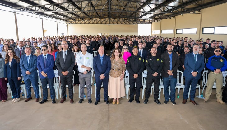 Leandro Crispim visita Complexo Odenir Guimarães e inaugura Centro de Treinamento da Polícia Penal; obra foi viabilizada com verbas pecuniárias do Judiciário goiano