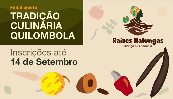Projeto Raízes Kalungas: TJGO abre inscrições para edital de seleção de receitas típicas das comunidades quilombolas 