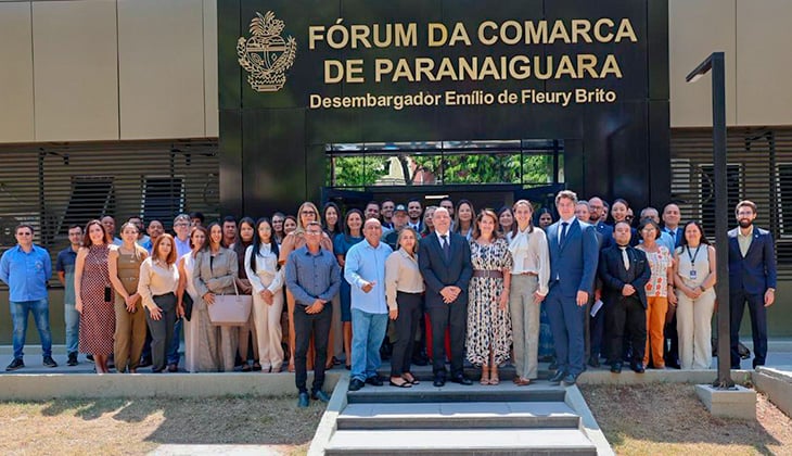 Fórum da comarca de Paranaiguara é entregue nesta sexta-feira (28), após revitalização e modernização; obra é a 65ª inaugurada na gestão do presidente Leandro Crispim