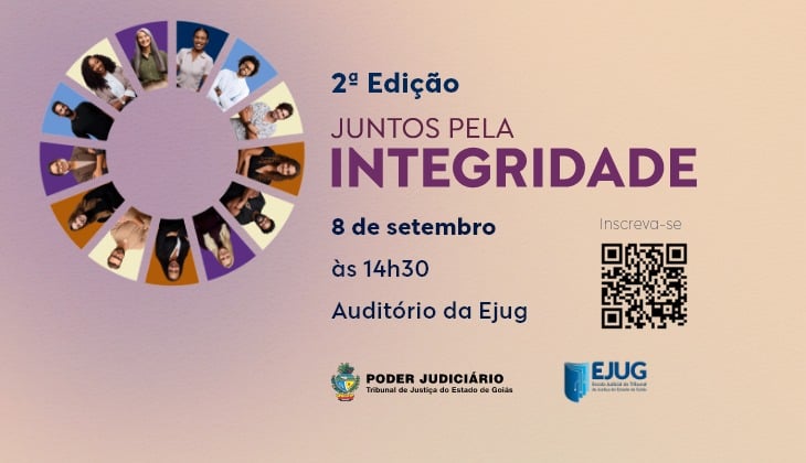 2ª edição do Juntos pela Integridade terá palestras sobre transparência, ética e demais temas; inscrições já estão abertas