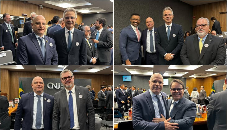 Presidente do TJGO participa da solenidade de posse do novo conselheiro do CNJ Carlos Vinícius Alves Ribeiro