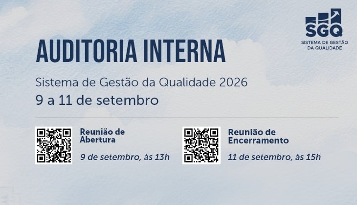 TJGO promove Auditoria Interna do Sistema de Gestão da Qualidade, de 9 a 11 de setembro 