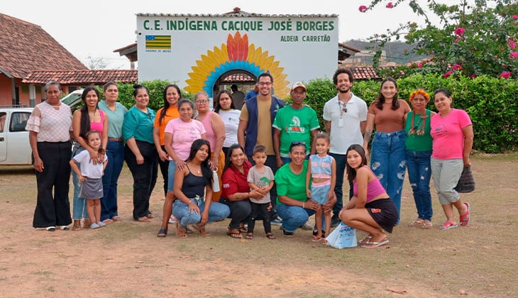 Projeto ‘Justiça que Escuta’ do TJGO promove diálogo intercultural e atendimento na Aldeia Carretão, em Rubiataba