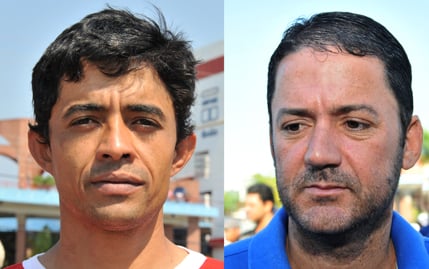 Dione Lima (à esquerda) e Rodrigo Roriz
